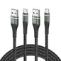 USB-A to USB-C Fast Charging Cable 3A – Nylon Braided Charging & Data Cable