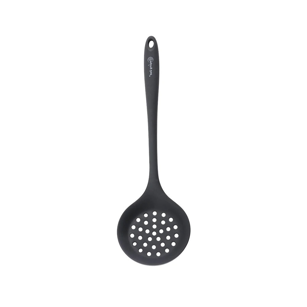Silicone Kitchen Utensil Set Thick Grey Cooking Spatula Soup Spoon Heat Resistant Tools