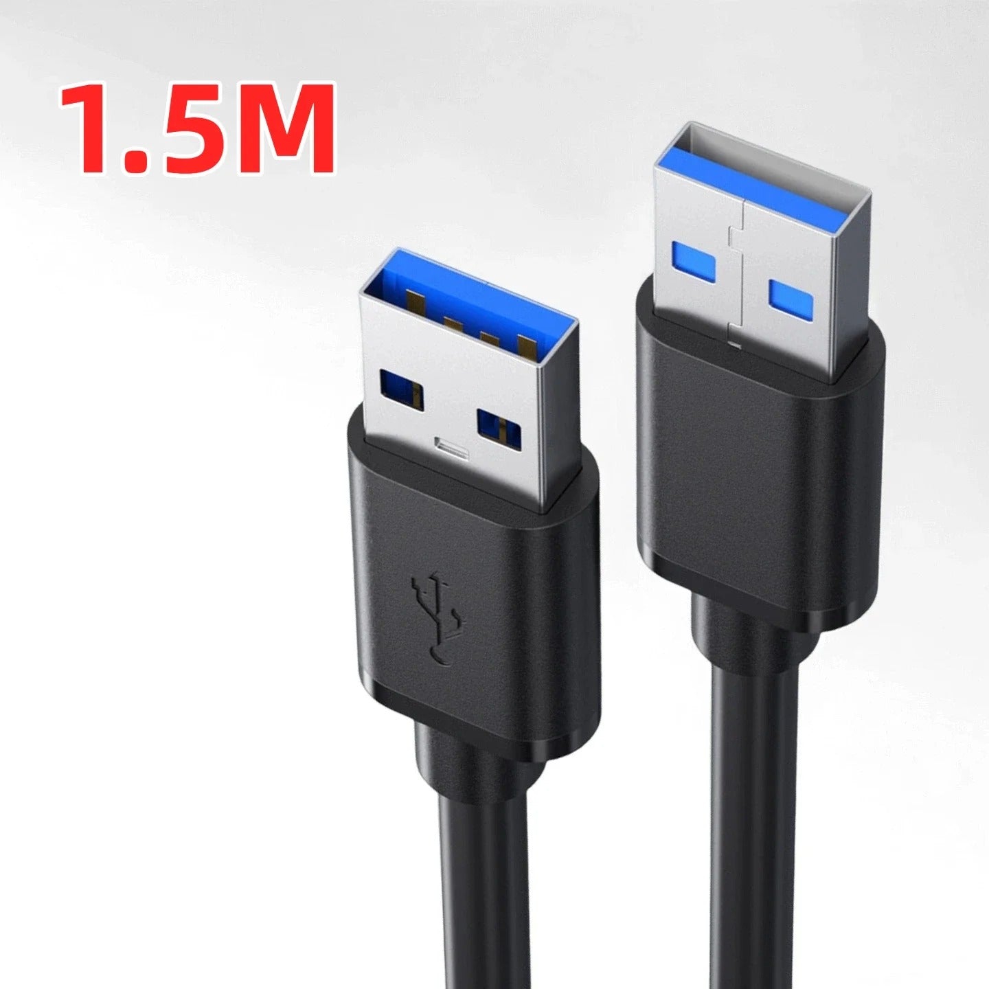 USB 3.0 Male to Male Cable 5Gbps Data Transfer Cord for PC Laptop Hard Drive