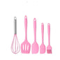 5PCS Silicone Cooking Utensil Set Kitchen Baking Mixing Tools Heat Resistant