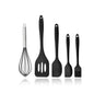 5PCS Silicone Cooking Utensil Set Kitchen Baking Mixing Tools Heat Resistant